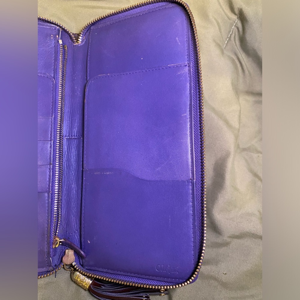 Cole Haan Purple Continental Wallet - Picture 5 of 7